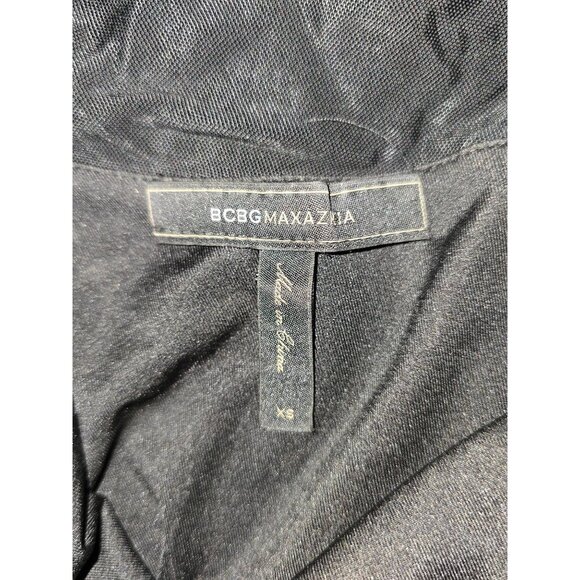 BCBGMAXAZRIA Size XS Christa Long Sleeve Sheer Insert Fitted Dress - Picture 3 of 6